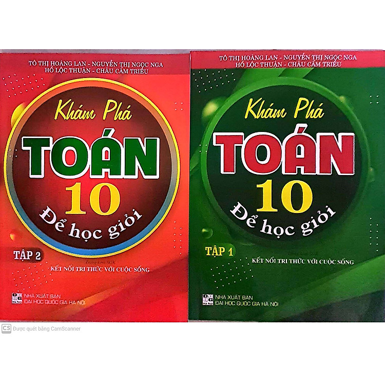 Khám Phá Toán Lớp 10 Để Học Giỏi (Tập 1) + (Tập 2)