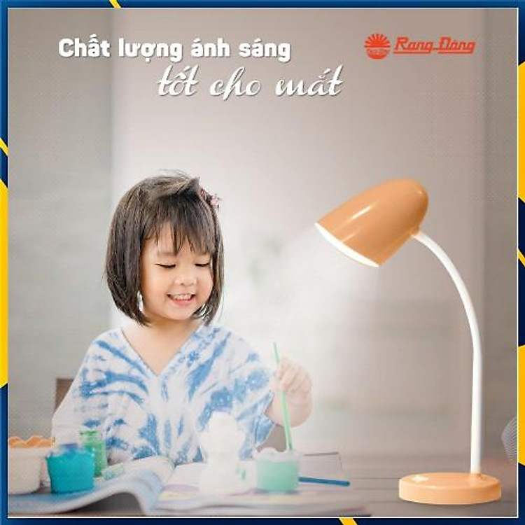 Đèn Học Để Bàn, Chip LED SUNLIKE Ánh Sáng Trung Thực và Bảo Vệ Mắt. Mã sản phẩm RL38.LED - 6W - Hàng chính hãng