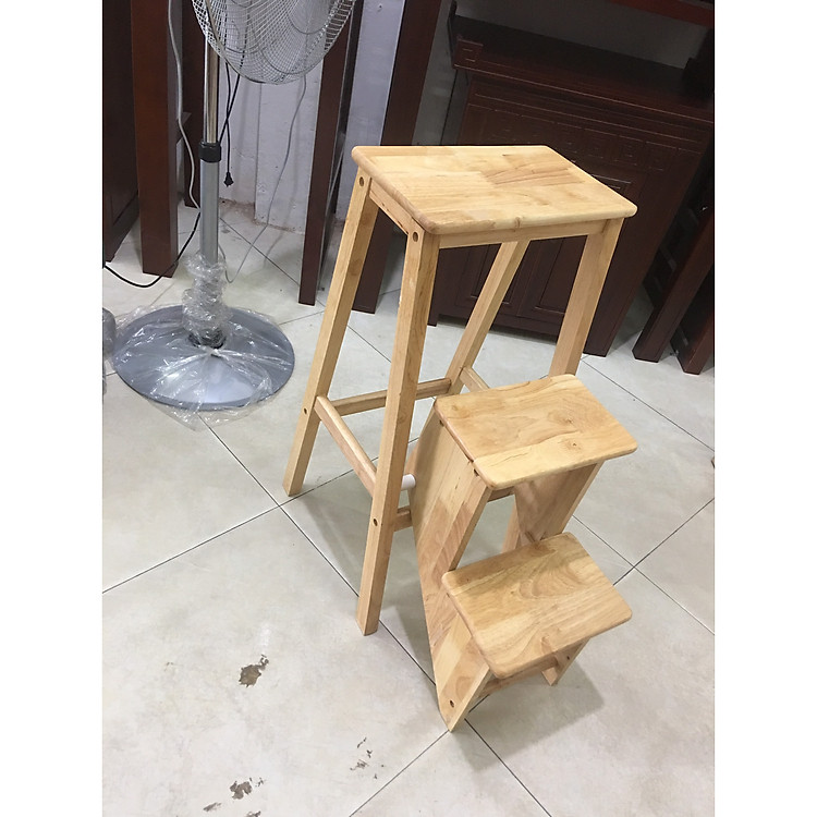 Ghế thắp hương (thắp nhang) 3 bậc - Gỗ cao su