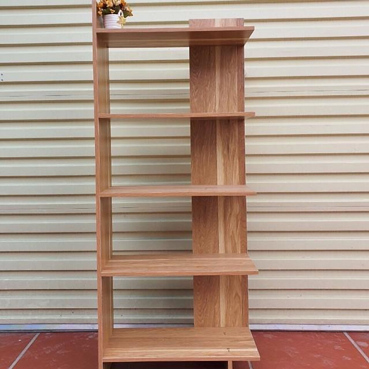 GIAO HỎA TỐC Kệ sách gỗ 5 tầng - kệ góc tường đa dụng - gỗ MDF