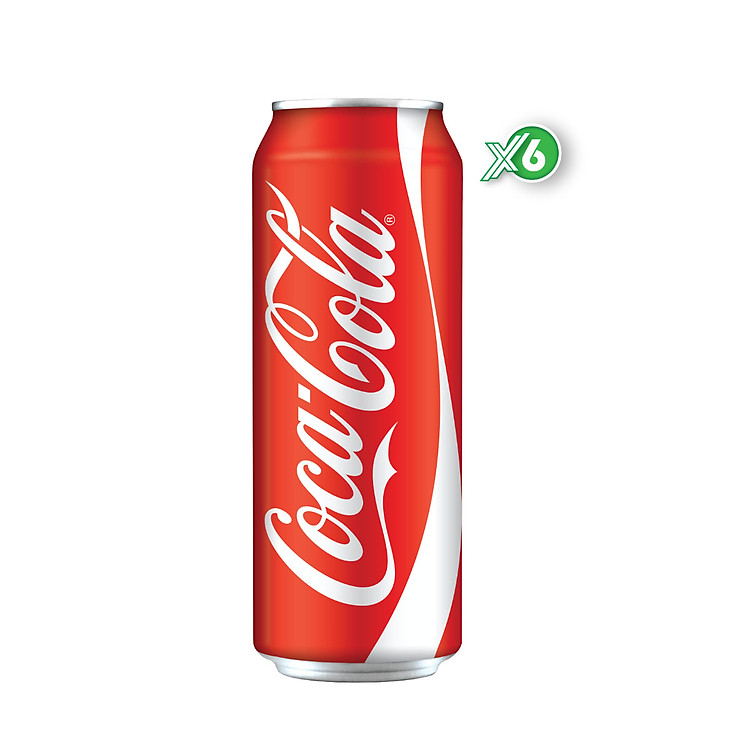 Lô 6 nước ngọt Coca Cola lon 320ml - 02226