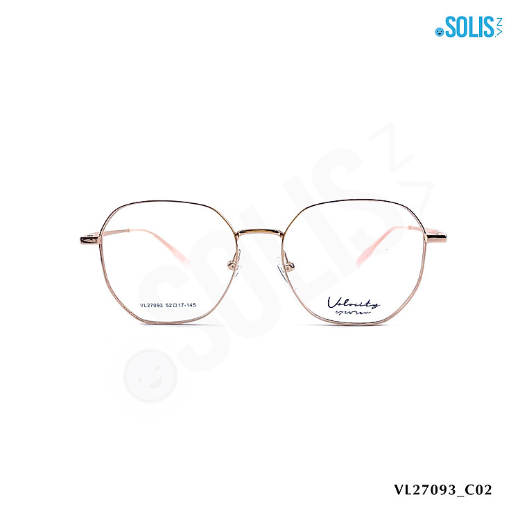 Gọng kính KL hiệu Velocity VL27093 - KÍNH KIM LOẠI HIỆU VELOCITY VL27093 KÍCH THƯỚC 52-17-145