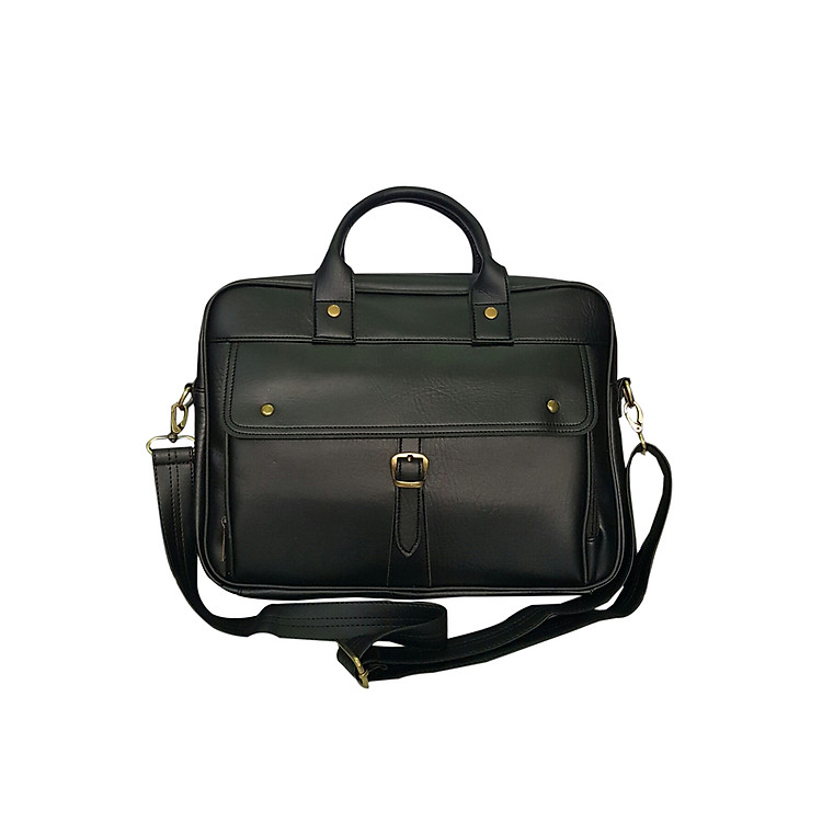 Túi xách công sở nam TROY phối nắp dây nịt gài MS03