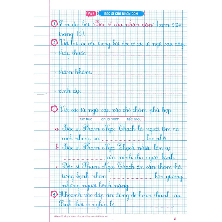 Vở Ô Li Bài Tập Tiếng Việt Lớp 4 (Tập 2) - Ảnh 4