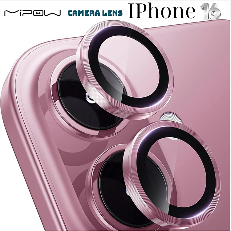 Miếng Dán Cường Lực LENS Camera MiPow Diamond Shield Dành Cho iPhone 16 Plus / 16_ Hàng chính hãng