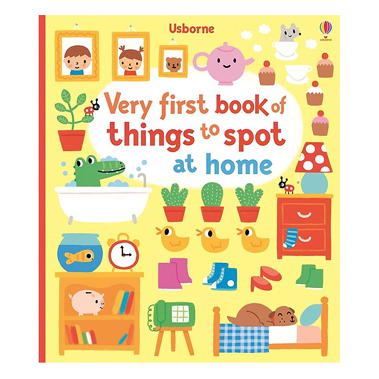 Sách Usborne Very first book of things to spot at home