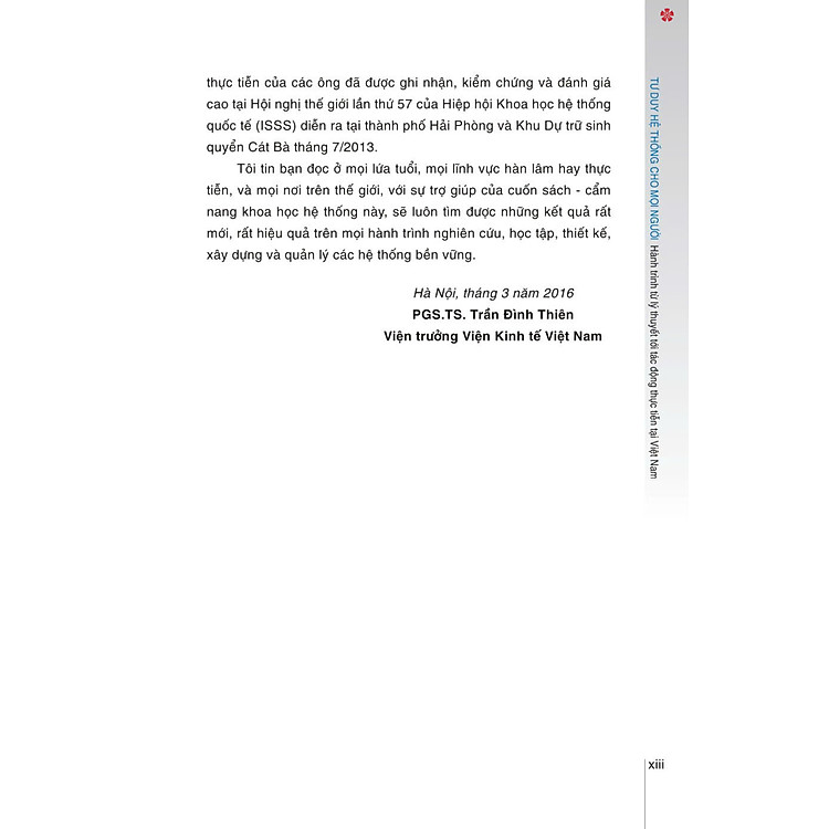 Tư Duy Hệ Thống Cho Mọi Người - Hành Trình Từ Lý Thuyết Tới Tác Động Thực Tiễn - Ảnh 5