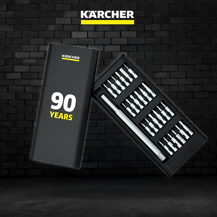 [QUÀ TẶNG] Bộ Tua Vít Đa Năng kỷ niệm 90 năm thành lập và phát triển Karcher - Hàng Chính Hãng