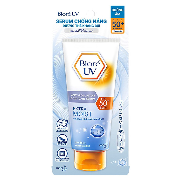 Bioré Serum Chống Nắng Dưỡng Thể Kháng Bụi - Dưỡng Ẩm Vượt Trội (150ml)