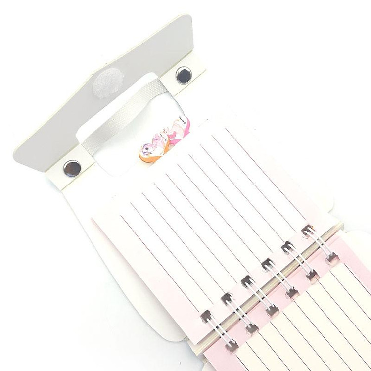 Sổ Lò Xo Có Nút Bấm Unicorn 1257 - Màu Xanh Da Trời - Ảnh 2