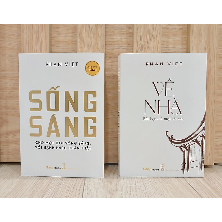 Sách - Combo 2 cuốn Sống Sáng (Bìa trắng) + Về Nhà (Bản 2024) - Sáng Books