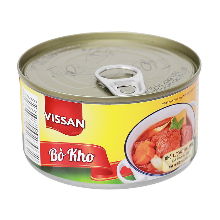 Bò kho Vissan hộp 200g