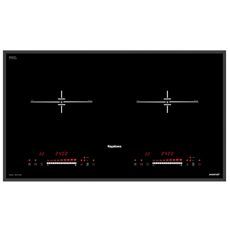 Bếp Đôi Điện Từ Inverter Nagakawa NAG1215M - Hàng Chính Hãng