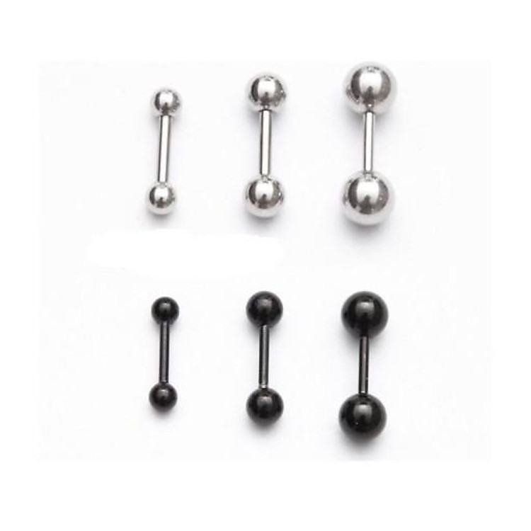 Khuyên thép titan y tế hình viên bi không dị ứng