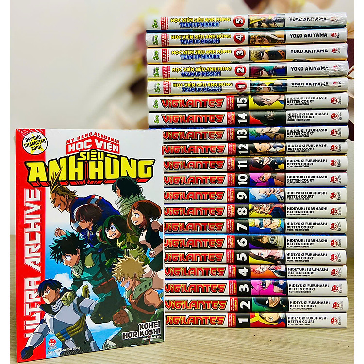 Truyện tranh Học Viện Siêu Anh Hùng Vigilantes full 20 tập + Ngoại truyện (Chan Book)
