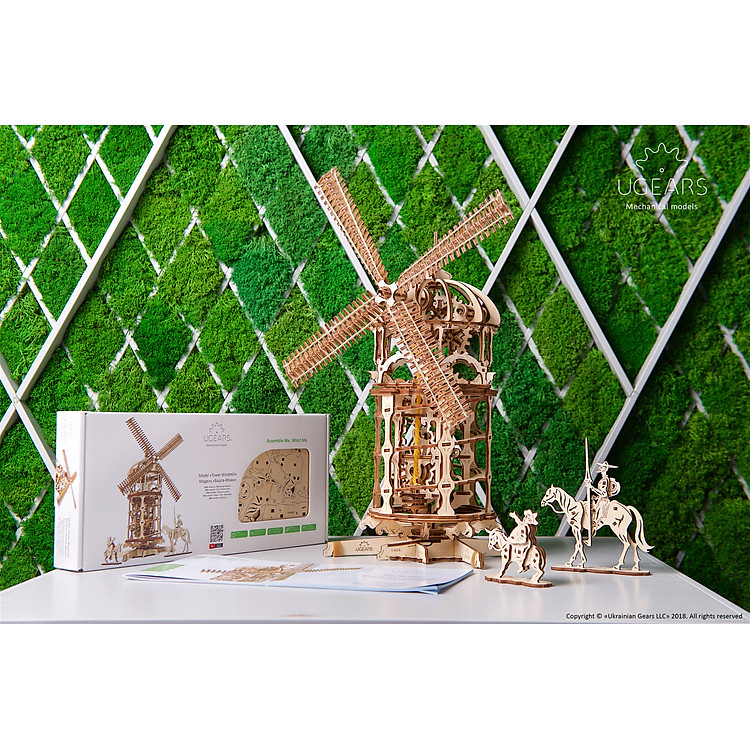 Mô Hình Gỗ Cơ Khí Ugears Cối Xay Gió Chính hãng Tiết kiệm - Hình ảnh 4