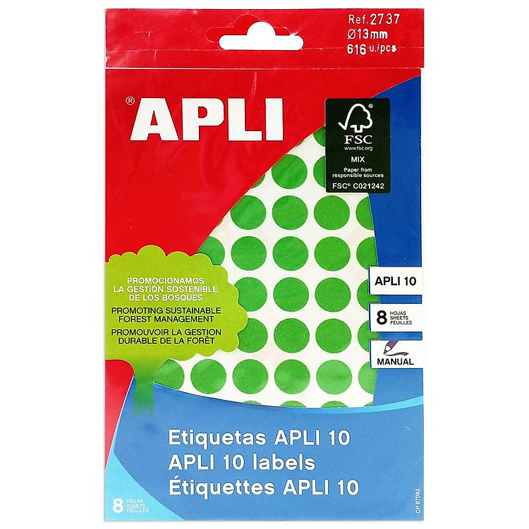 Nhãn Dán Xanh Lá (10 miếng) - Ảnh 2