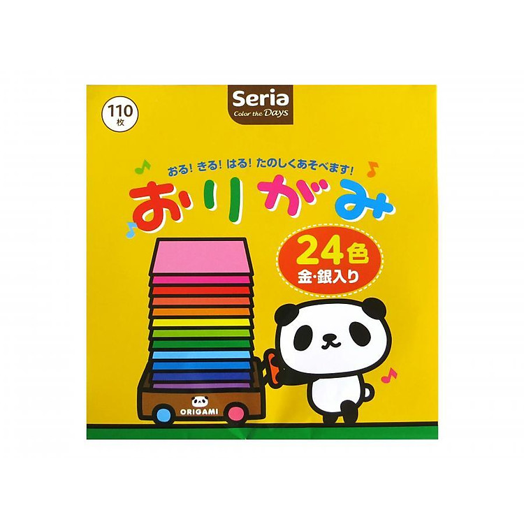 Giấy xếp hình Origami 110 tờ 15x15cm, 24 màu - Giao Màu Ngẫu Nhiên