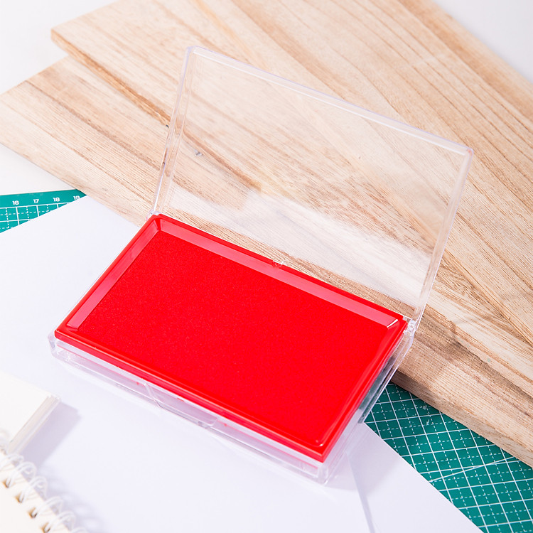 Khay Mực Dấu Deli E9864 (138x88x26 mm, Đỏ) - Ảnh 3