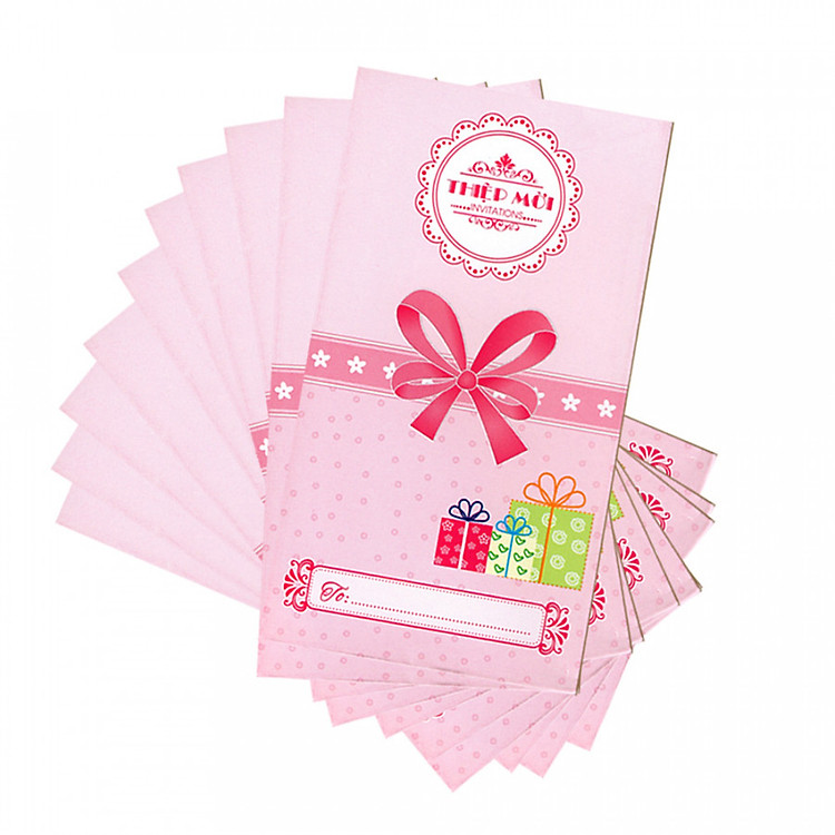 10 thiệp mời nơ