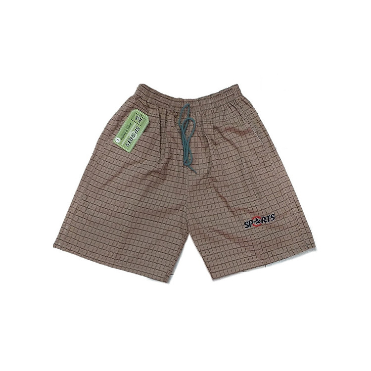 Combo 3 quần đùi nam cotton 100% mền mát (mẫu caro < 90kg )