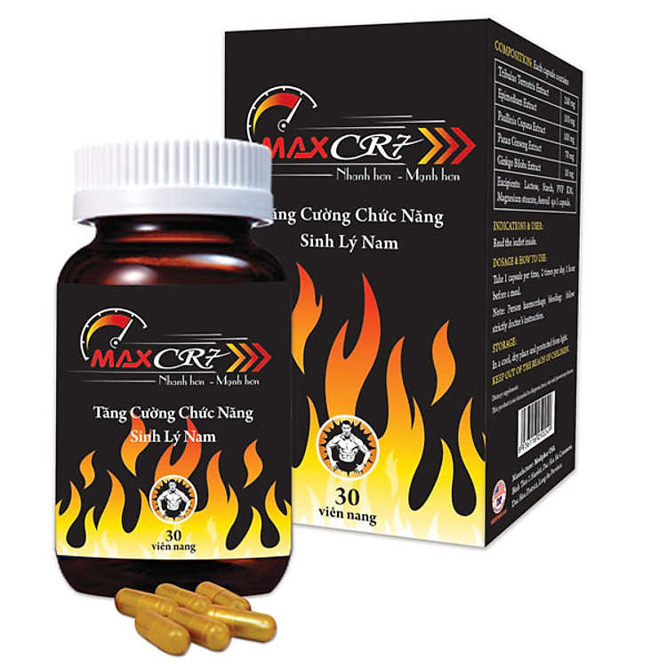 Thực phẩm chức năng MAXCR7 - Tăng cường chức năng sinh lý Nam
