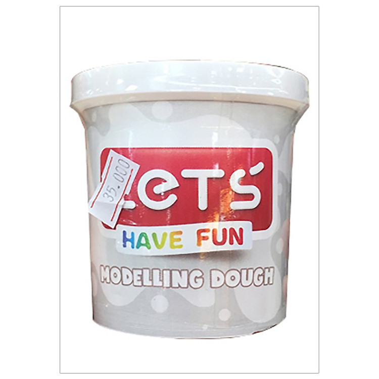 Đất Sét Nặn Trắng - Lets - L8340 WH