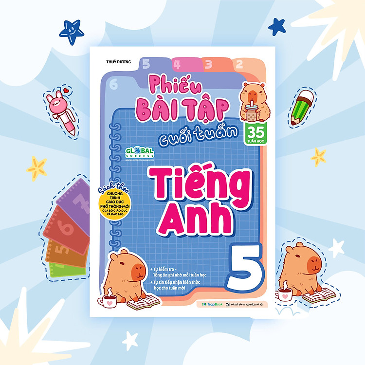 Phiếu bài tập cuối tuần Tiếng Anh lớp 5