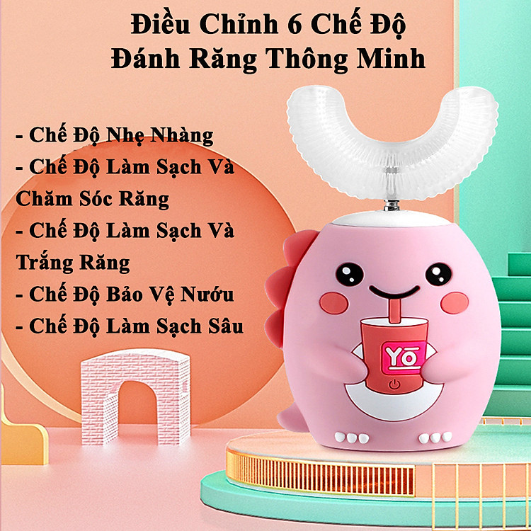 Bàn Chải Đánh Răng Điện KUNBE Cho Bé Chính hãng Giá rẻ - Hình ảnh 4