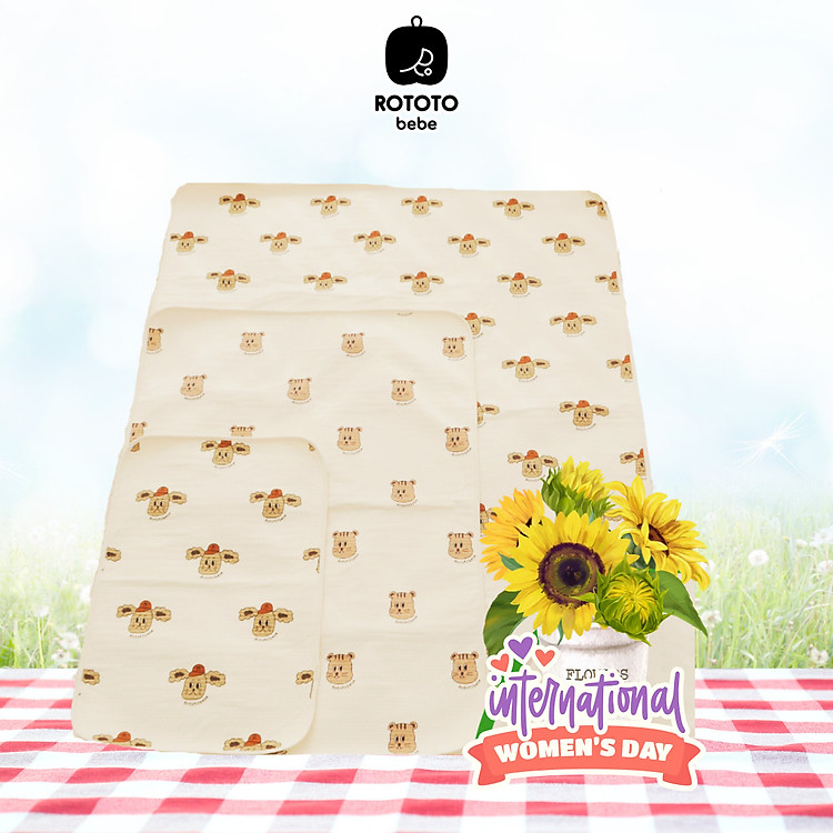 Tấm lót chống thấm Rototo Bebe 70x90 Chính hãng Tiết kiệm - Hình ảnh 2