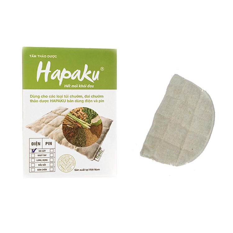 Tấm thảo dược thay thế của đai chườm cổ gáy cắm điện - Hapaku