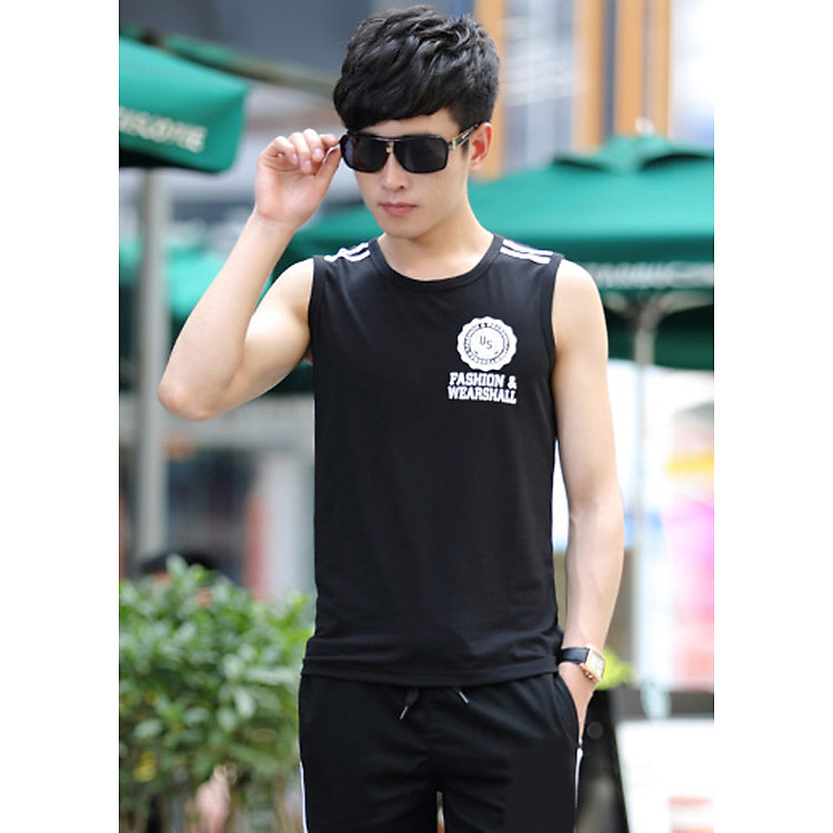 Áo thun thể thao DTT47 đen