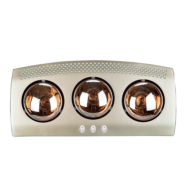 Đèn sưởi nhà tắm Tiross TS9292, 3 Bóng, 825W - Hàng Chính Hãng