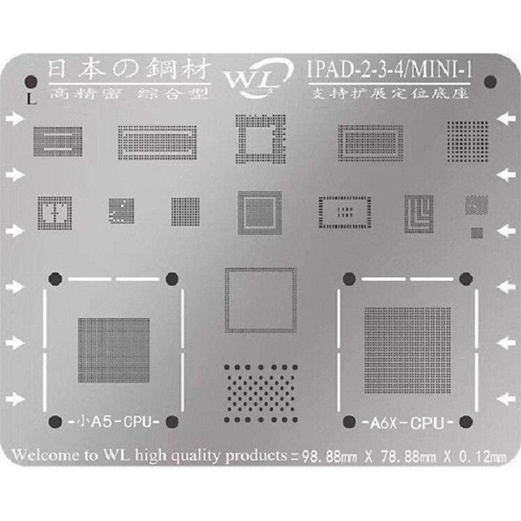 Vỉ làm chân IPad 2-3-4-mini 1