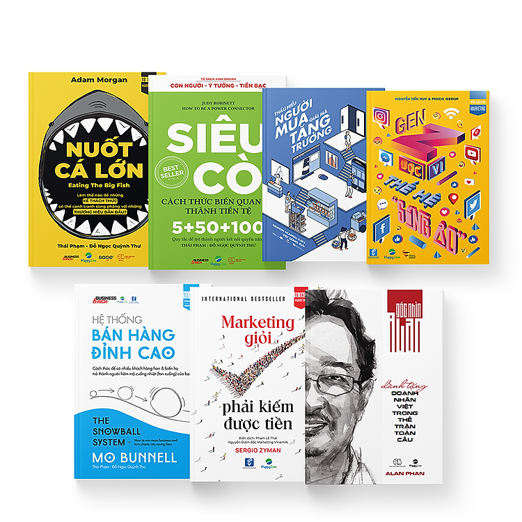 Bộ sách Làm giàu từ Kinh Doanh (Gồm 7 cuốn) - Happy Live