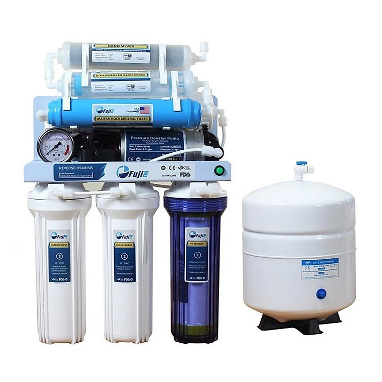 Máy Lọc Nước RO FUJIE RO-09 (9 Cấp Lọc - Không Bao Gồm Tủ Cường Lực) - Hàng Chính Hãng