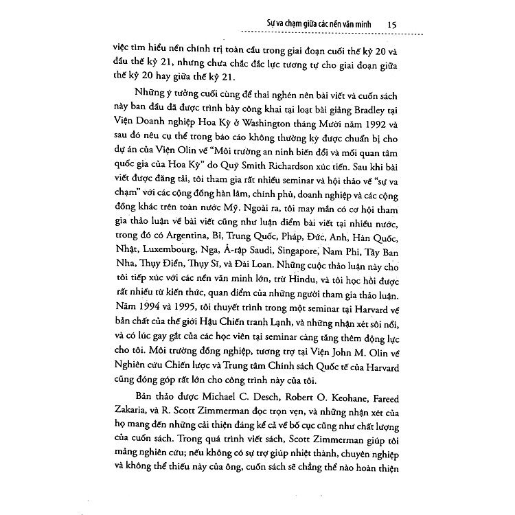 Sự Va Chạm Giữa Các Nền Văn Minh Và Sự Tái Lập Trật Tự Thế Giới (Tái Bản 2023) - Ảnh 2