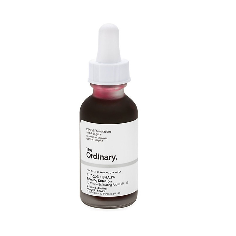 The Ordinary AHA 30% + BHA 2% Peeling Solution - Giải Pháp Hỗ Trợ Giảm Vết Thâm, Da Sần Mụn, Lỗ Chân Lông 30ml