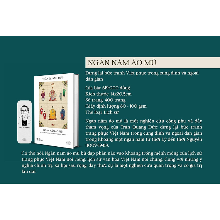 (Ấn bản đặc biệt kỷ niệm 20 năm Nhã Nam) NGÀN NĂM ÁO MŨ – Trần Quang Đức – Nhã Nam – NXB Thế giới