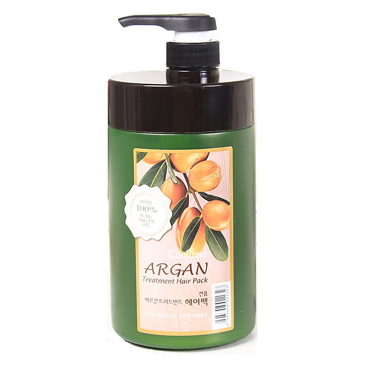 Hấp dầu phục hồi tóc hư tổn chuyên sâu tinh dầu Confume Argan Hàn Quốc 1000ml