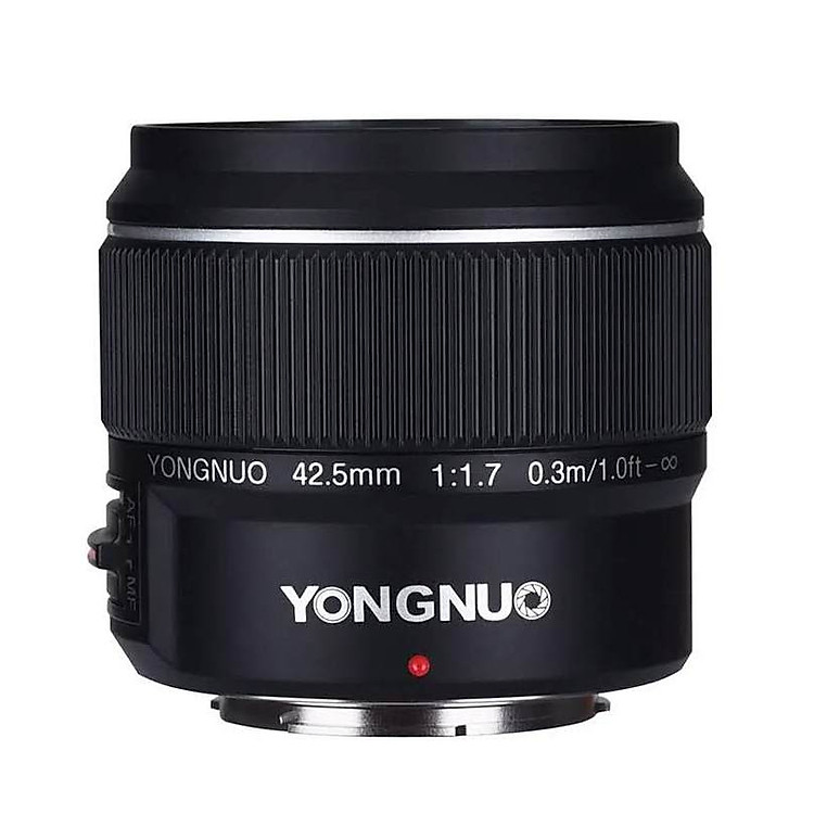 Ống kính Yongnuo 42.5mm F1.7 AF / MF dành cho máy ảnh Panasonic, Olympus ngàm M4/3- Hàng nhập khẩu