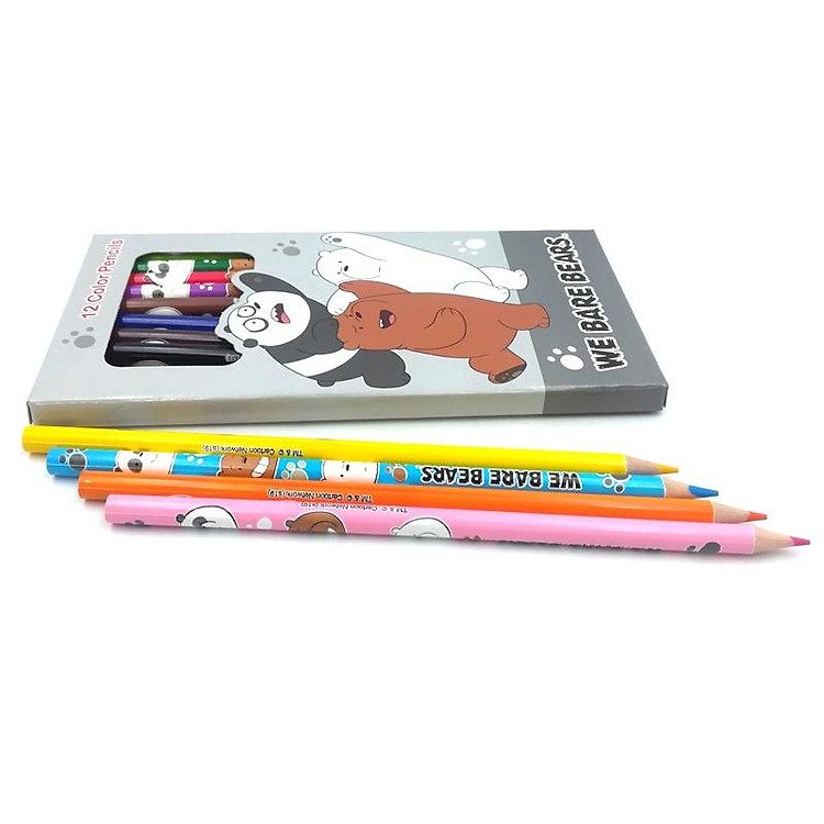 Chì Màu Dài We Bare Bears 218 (Mẫu 2) - Ảnh 3