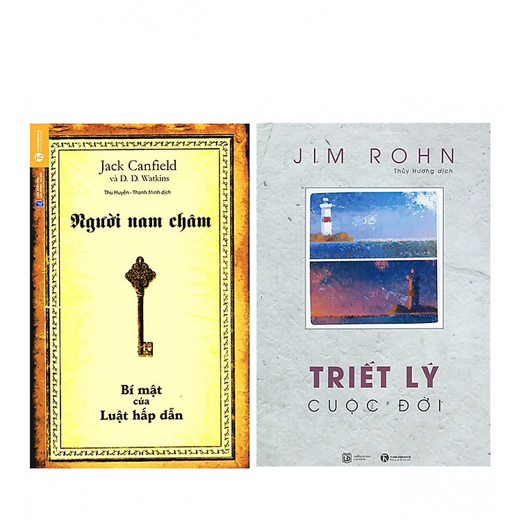 Combo Bộ Sách Jim Rohn - Triết Lý Cuộc Đời (Tái Bản) + Người Nam Châm - Bí Mật Của Luật Hấp Dẫn (Tái Bản)