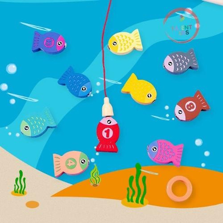 Bảng Chữ Cái, Số và Câu Cá Gỗ Chính hãng Giá tốt - Hình ảnh 4