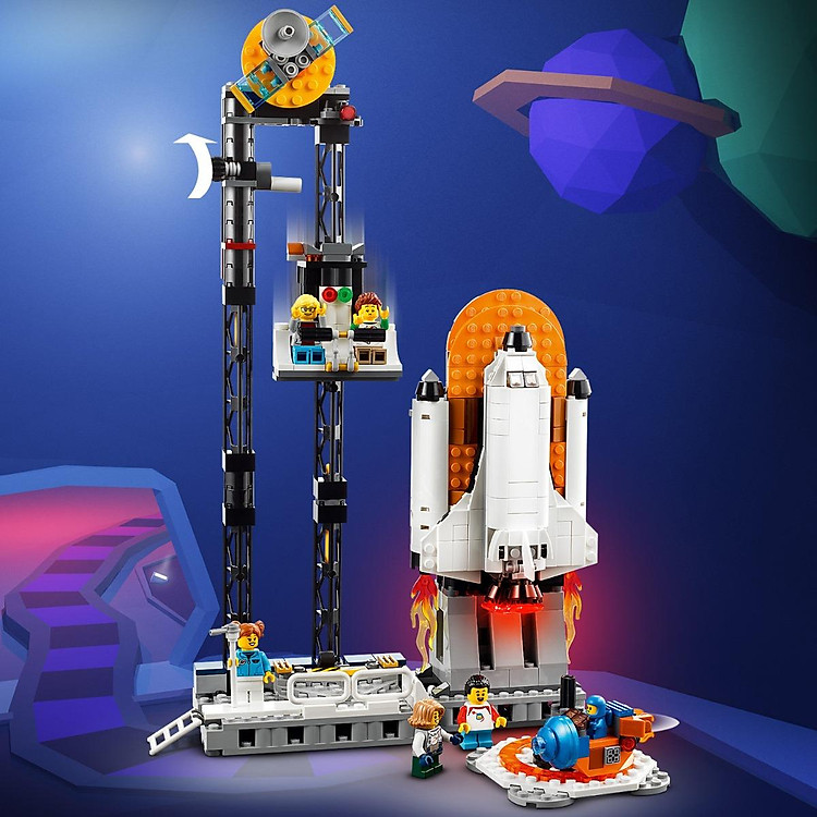 Đồ Chơi Lắp Ráp Tàu Lượn LEGO 31142 Chính hãng Ưu đãi - Hình ảnh 3