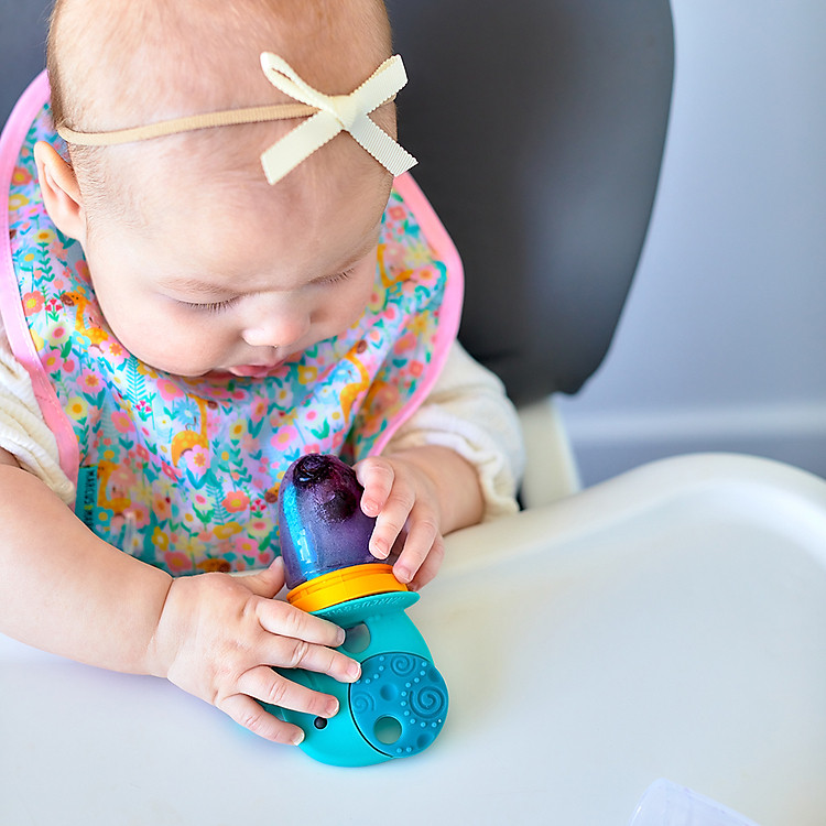 Túi nhai ăn dặm silicon cho bé Chính hãng Giá rẻ - Hình ảnh 4