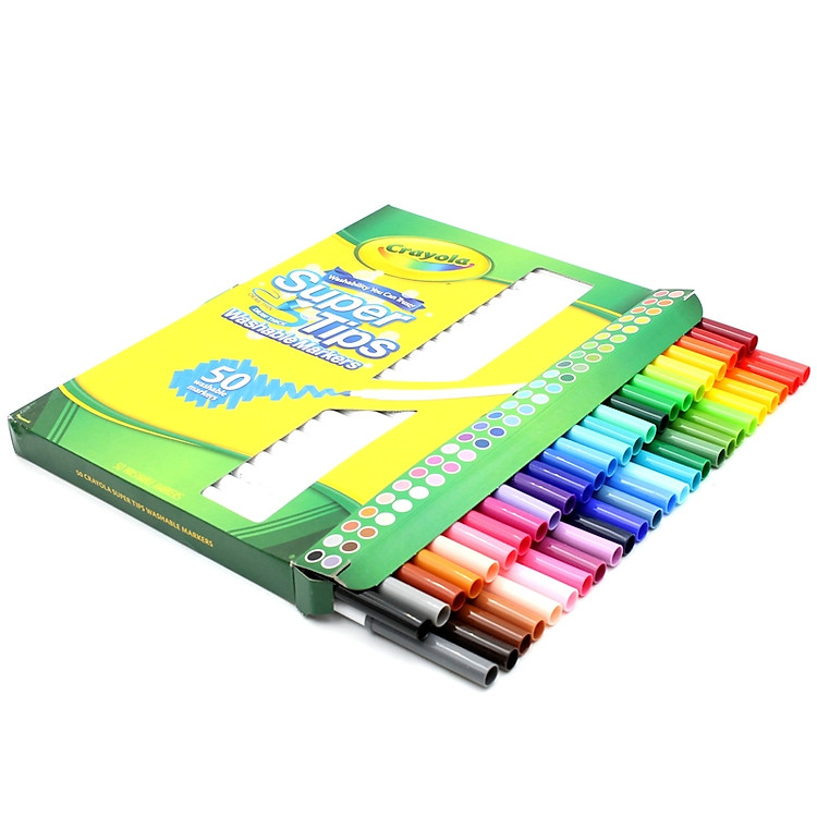 Bộ Bút Lông Crayola Super Tips (50 màu) - Ảnh 3