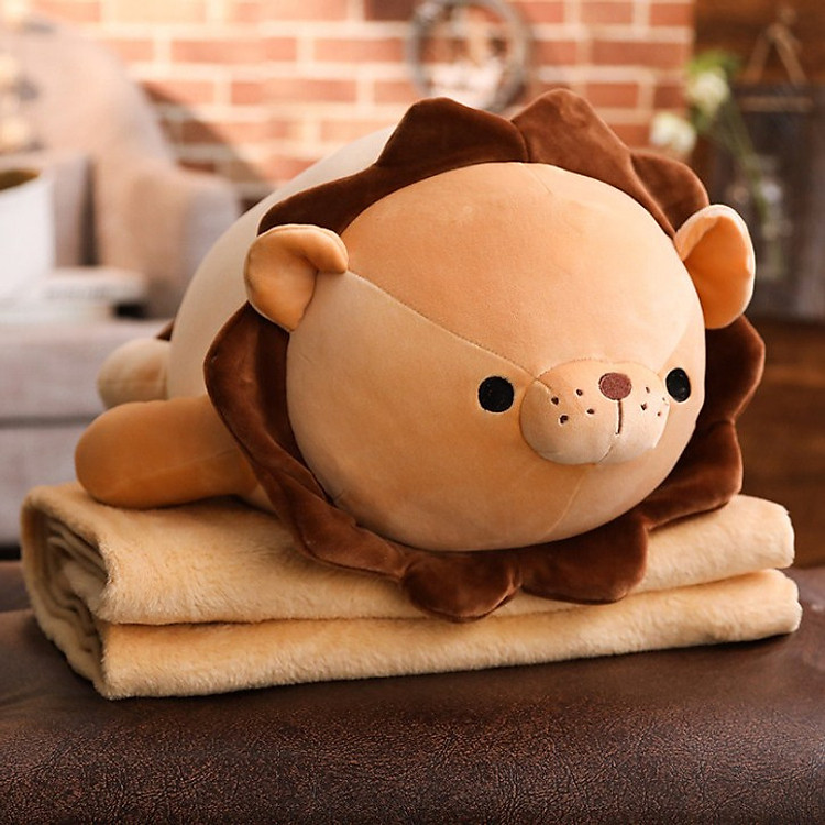 Gối mền Heo gấu bông 3 trong 1 Gấu bông kèm mền PA9101