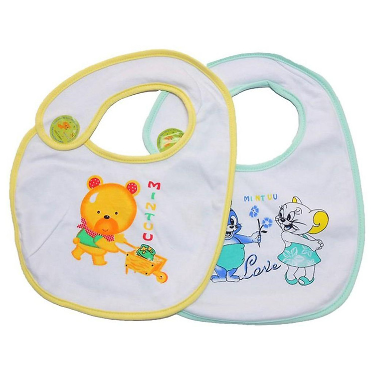 Yếm dán 2 mặt ngăn thức ăn Chính hãng Ưu đãi - Hình ảnh 3