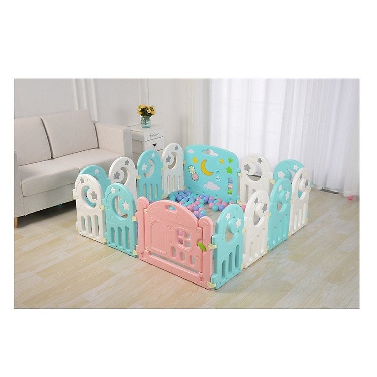 Quây cũi Toys House cỡ lớn Nhựa cao cấp an toàn cho bé